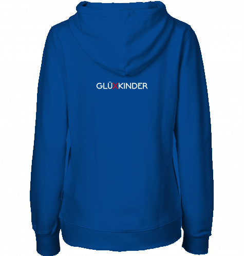 Organic Hoodie (women) WELT AUS MUSIK AN - white typo