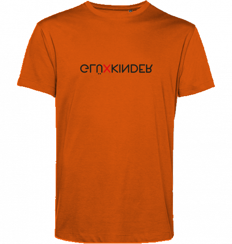 Organic T-Shirt (men) GLÜXKINDER Vertical - black typo