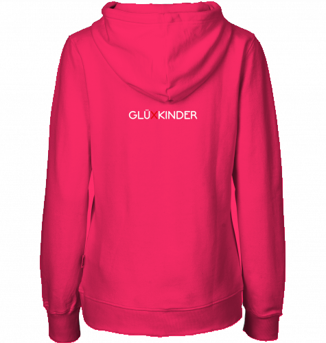 Organic Hoodie (women) WELT AUS MUSIK AN - white typo