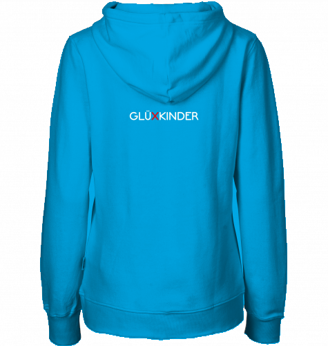 Organic Hoodie (women) WELT AUS MUSIK AN - white typo