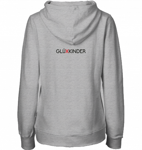 Organic Hoodie (women) WELT AUS MUSIK AN - black typo