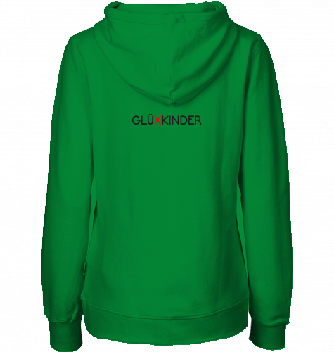 Organic Hoodie (women) WELT AUS MUSIK AN - black typo
