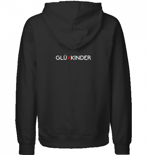Organic Hoodie (men) WELT AUS MUSIK AN - white typo