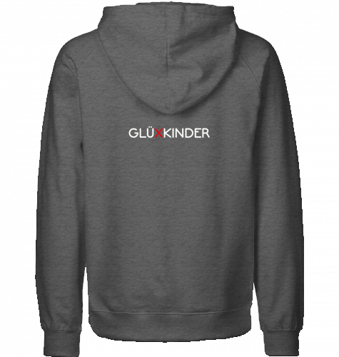 Organic Hoodie (men) WELT AUS MUSIK AN - white typo