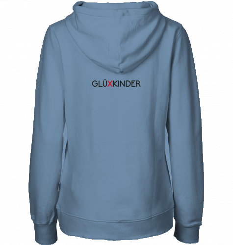 Organic Hoodie (women) WELT AUS MUSIK AN - black typo