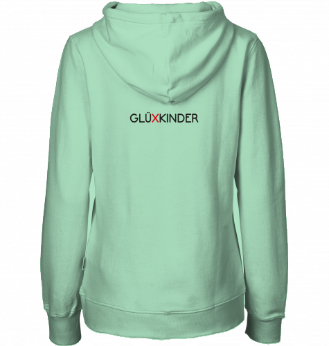 Organic Hoodie (women) WELT AUS MUSIK AN - black typo