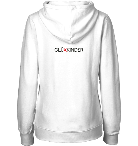 Organic Hoodie (women) WELT AUS MUSIK AN - black typo