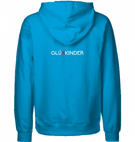 Organic Hoodie (men) WELT AUS MUSIK AN - white typo