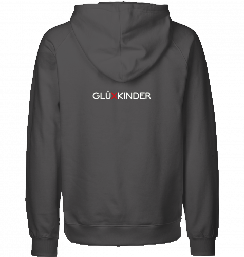 Organic Hoodie (men) WELT AUS MUSIK AN - white typo