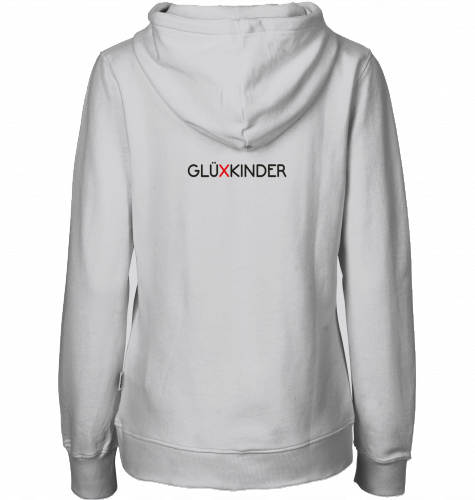 Organic Hoodie (women) WELT AUS MUSIK AN - black typo