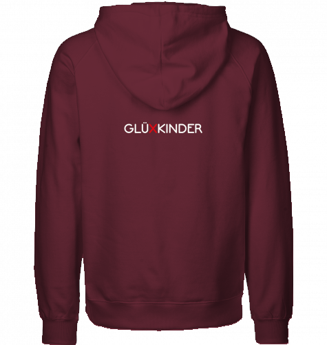 Organic Hoodie (men) WELT AUS MUSIK AN - white typo