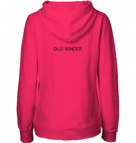 Organic Hoodie (women) WELT AUS MUSIK AN - black typo