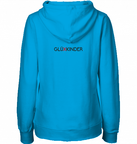 Organic Hoodie (women) WELT AUS MUSIK AN - black typo