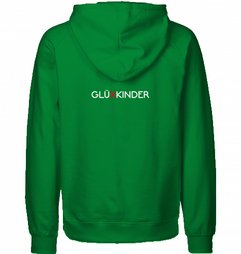 Organic Hoodie (men) WELT AUS MUSIK AN - white typo